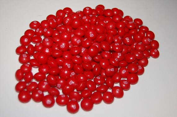 RED Skittles ONLY 1 lb: Crafts Cocktails by SkittlesByColor