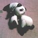 Panda Earrings, Paint Can necklace,