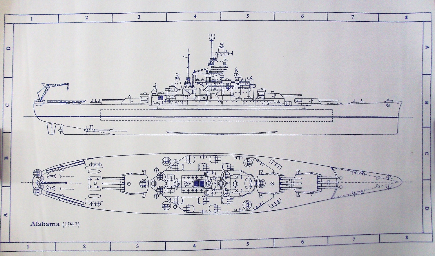 Чертежи линкора алабама - 91 фото