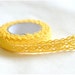 Double Lace Cotton Tape - Yellow