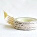 Washi Tape - Dictionary