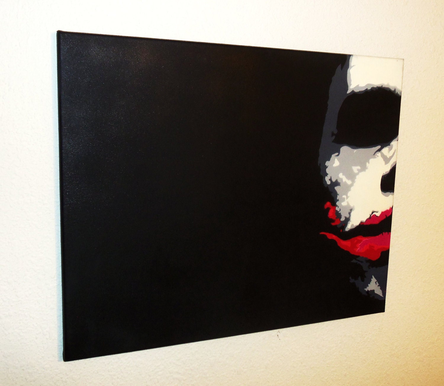 The Dark Knight Joker Spray paint art Heath Ledger by JMartwork