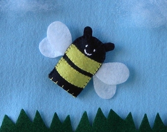 bee finger puppet template bumble bee puppet etsy bee finger puppet template bumble bee puppet etsy