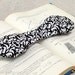Black and White Book Weight - Scrolls and Flowers