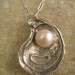 Oyster pearl necklace in Sterling