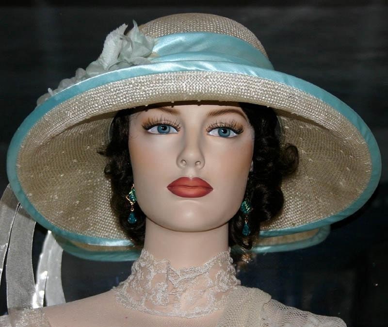 Edwardian Tea Hat Church hat Downton Abbey Hat Gatsby Hat