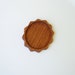 Brooch Setting - Pendant Blank - Wooden Bezel - Handmade by Artbase - Mahogany Wood - Oval - (B1)