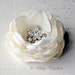 Bridal Hair Piece, Bridal Hair Flower, Wedding Hair Accessory, Wedding Hair Flowers - Petite Charlotte