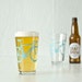 4 bike pint or rocks glasses, turquoise bicycle