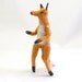 Spun Cotton Vintage Inspired Fox Ornament/Figure