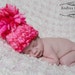 Knitting Pattern Newborn Giant Pom Baby Hat (PDF) For Bulky to Super Bulky Yarns Great Photography Prop