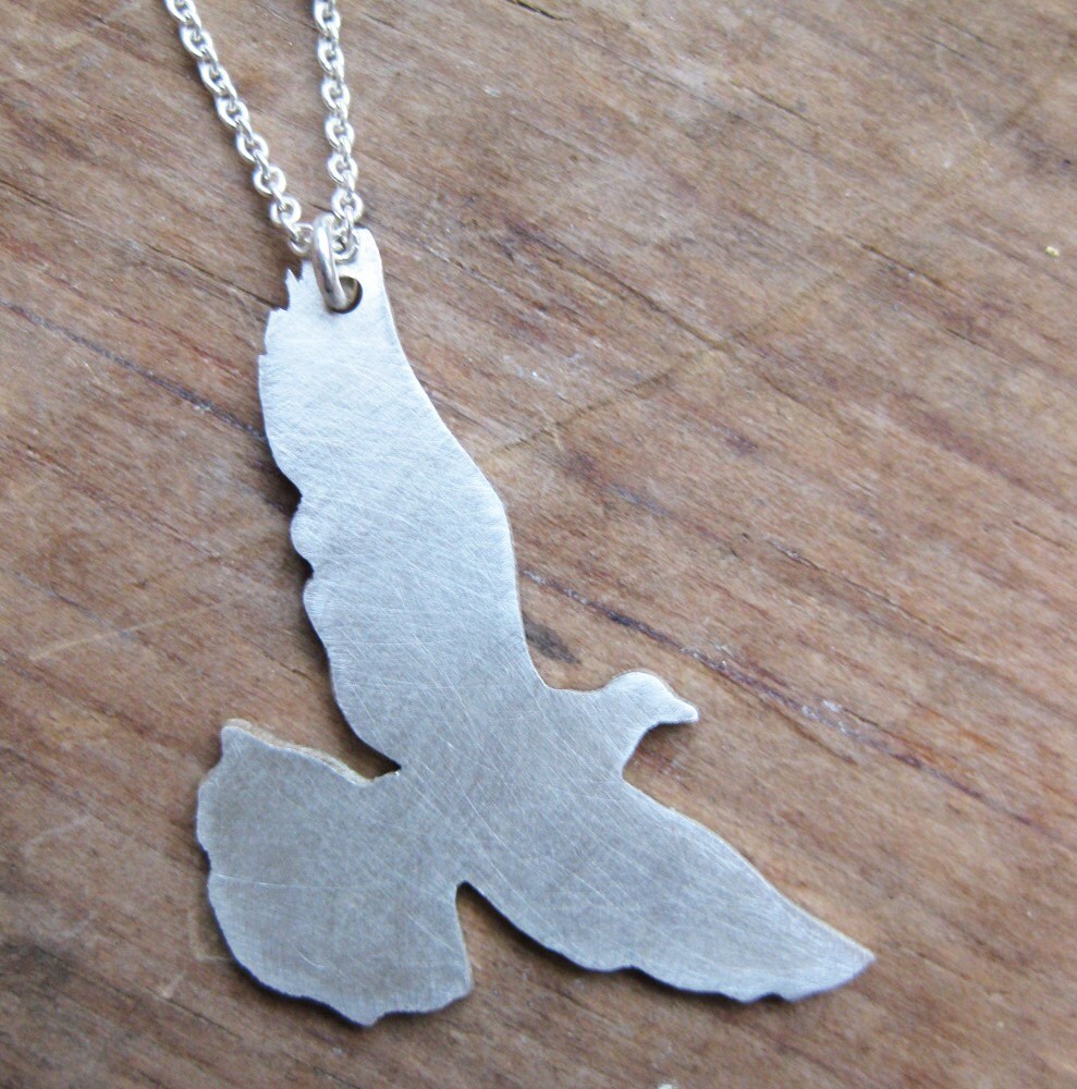 PIGEON sterling necklace urban pest