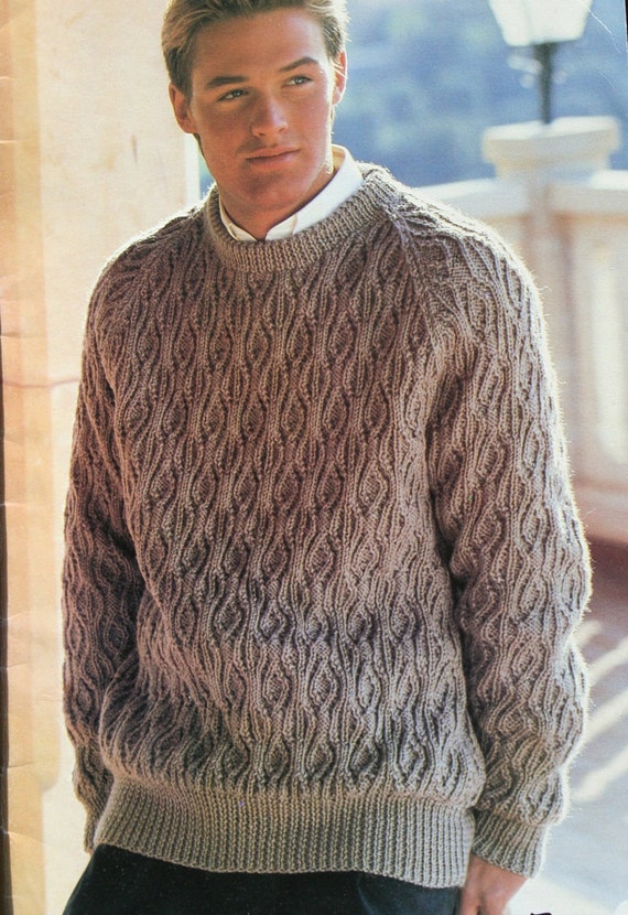 Men's Clothing & Accessories: Men's Sweaters Knitting Patterns