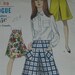 Vogue 7151, 1960s culottes