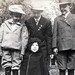 vintage photo 3 Brothers all Suits Adore Red Riding Hood baby Sister 1904