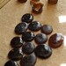 Vintage Slumped Glass Beads Reclaimed Beer Bottle Neck Pieces for Assemblage, Mosaic, Jewelry Found Object