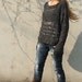 Charcoal grey oversized grunge sweater LTd Edition