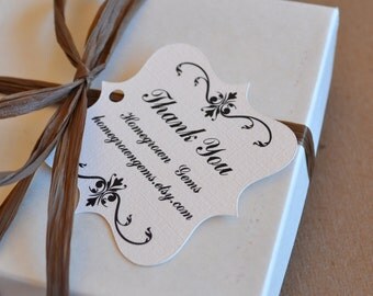 Custom Thank You Tags Gift Tags Custom Personalized 00012a