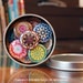 Mandala Magnet Set (9 Magnets) - Create Your Own Magnet Set - Colorful Fridge Magnet Set