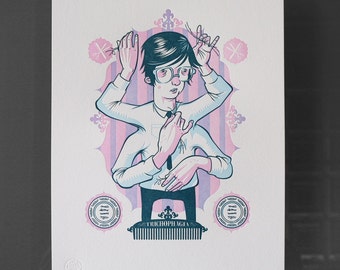 Trichophagia - Letterpress Print