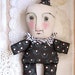 RESERVED for Sophie ,creepy clown Squiggles- Magic Clown- original Folk art- outsider art- odd doll- strange circus carnival