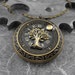 Tree of Time Locket Necklace Golden - Deluxe Tree of Time and Life by COGnitive Creations