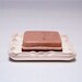 Soap Dish in Cream (white stoneware altered extrusion) dishwasher safe