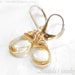 Citrine jewelry Citrine earrings 14K gold filled - November birthstone pagan jewelry neutral pastel golden yellow rusteam ohtteam - Nika