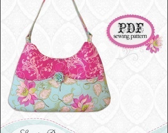 Pocket Purse PDF Handbag Sewing Pattern / Sweet Pea Totes