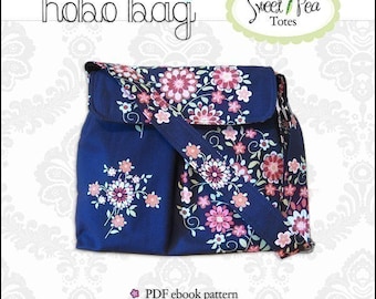 Hobo Bag PDF Sewing Pattern / Sweet Pea Totes