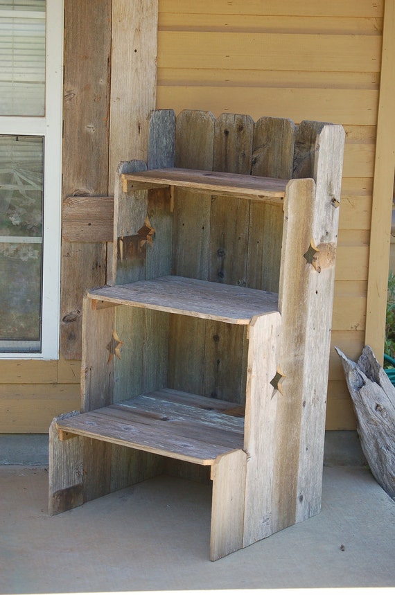 Items similar to Garden Shelf. Large Bookcase. Kitchen Shelf. Outdoor Shelf. 48" x 24" x 24