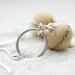 Dark Ivory Earrings, Ecru Earrings, Etched Glass Earrings, Beach Wedding, Ivory Wedding, Romantic Earrings, Beachy Jewelry - Dunes