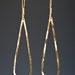 Long Petal Earring in Gold