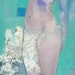 Rain, Female Figure Original Painting