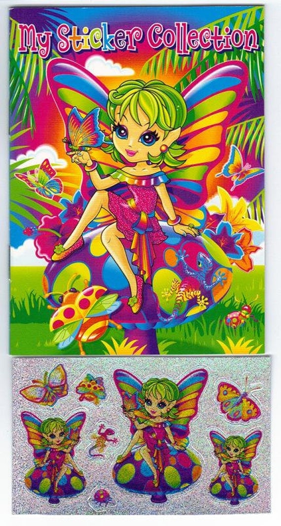 Lisa Frank My Sticker Collection Mini Album Book with