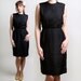 1960s Wiggle Dress - Vintage Little Black Dress - Small Winter Fashion