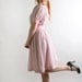 1960s Tea Party Dress Cotton Candy Pink Flower Girl Sheer - Pastel Small Sweetheart