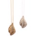 Bronze Muscle Drop Pendant