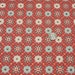 1940's Vintage Wallpaper Aqua and Red Geometric
