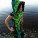 Pixie Hood Elf Hoodie Full Interstellar Scoodie Hoodie Festival Clothing, Intergalactic Apparel Original Design