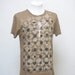 Small Upcycled Tee Shirt with Screen Printed Tree