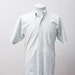 Men's Summer Shirt / Seersucker Oxford Shirt / Green Sripes / Size 42/Large