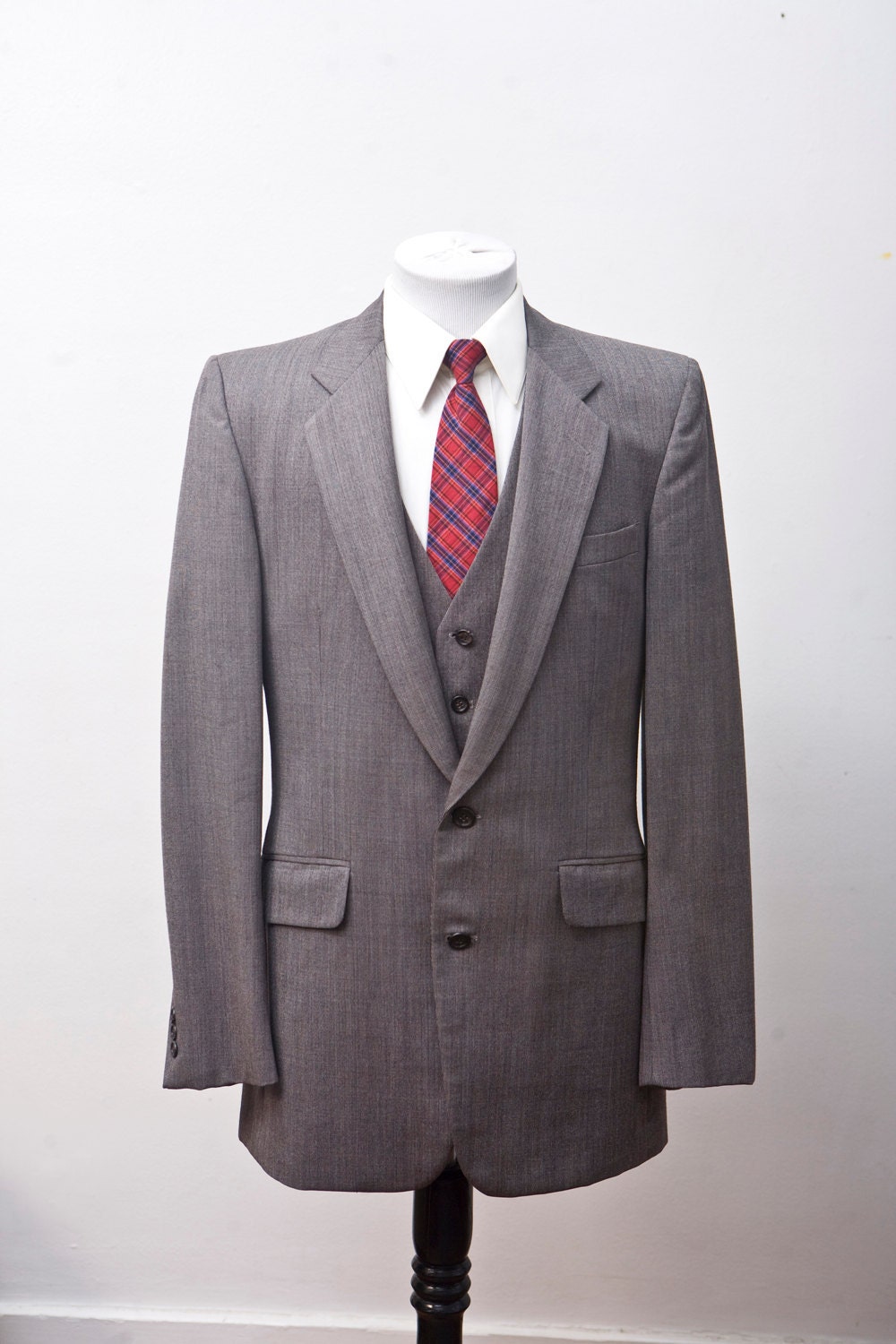 Men's Blazer and Vest / Sport Coat and Waistcoat / Brown