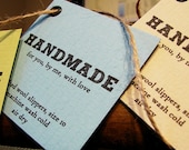 Items similar to handmade gift tags set (10) on Etsy