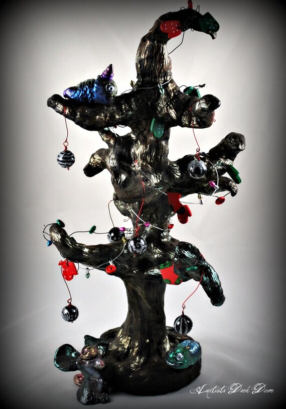 items similar to creepy lit l christmas tree tim burton items similar to creepy lit l christmas tree tim burton