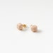 pale pink geo earrings