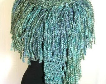The Fringe Scarf Crochet Pattern PDF - SUPER EASY - permission to sell what you make