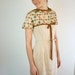 1950s Dress - Scandinavian Embroidered 50s Dress