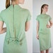 1950s Dress / Mint Green 50s Dress