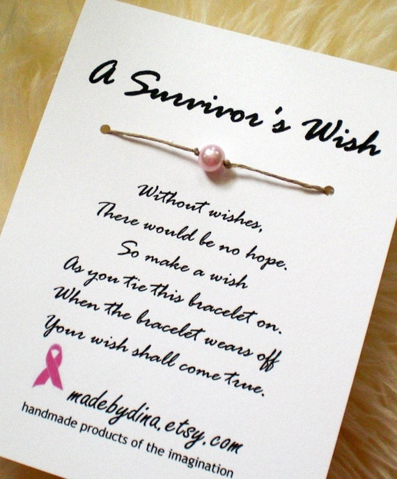 A Survivor's Wish. The Wish Bracelet for Breast Cancer